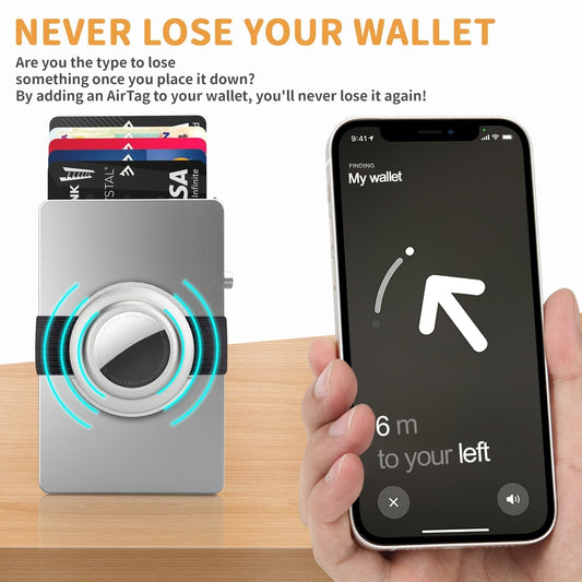 TOYFID Wallet with AirTag Holder, Keeping Your Property Safe and Sound