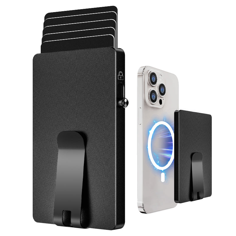 Magnetic Wallet with Money Clip