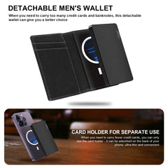 Aluminum Alloy Wallet With Genuine Leather Cover