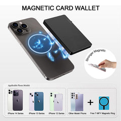 TOYFID All-Aluminum Pop Up Slide Rfid Slim Basic Card Holder Wallet