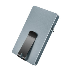 Clip Wallet Pop Up Slide With Money clip,All Aluminum Rfid Slim Card Holder